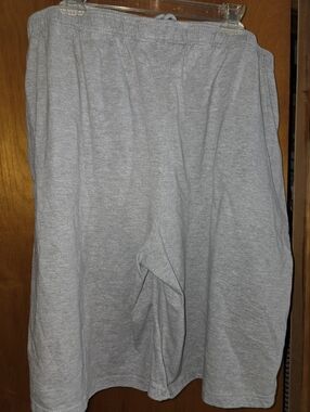 Mens Champion Jersey Shorts,  2 Pair Bundle, Gray & White, 3xlt